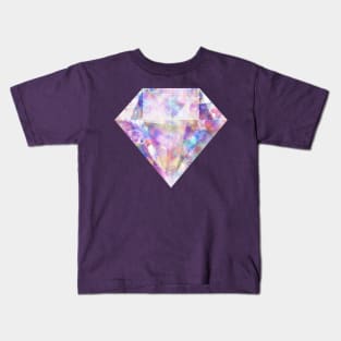 Sparkly Glittering Colorful Diamond Kids T-Shirt